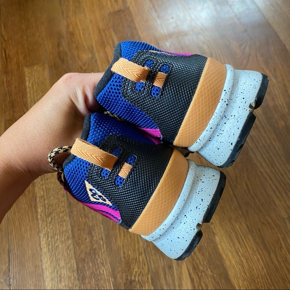 Nike ACG Okwahn II Shoes Obsidian Indigo Force - Picture 6 of 7